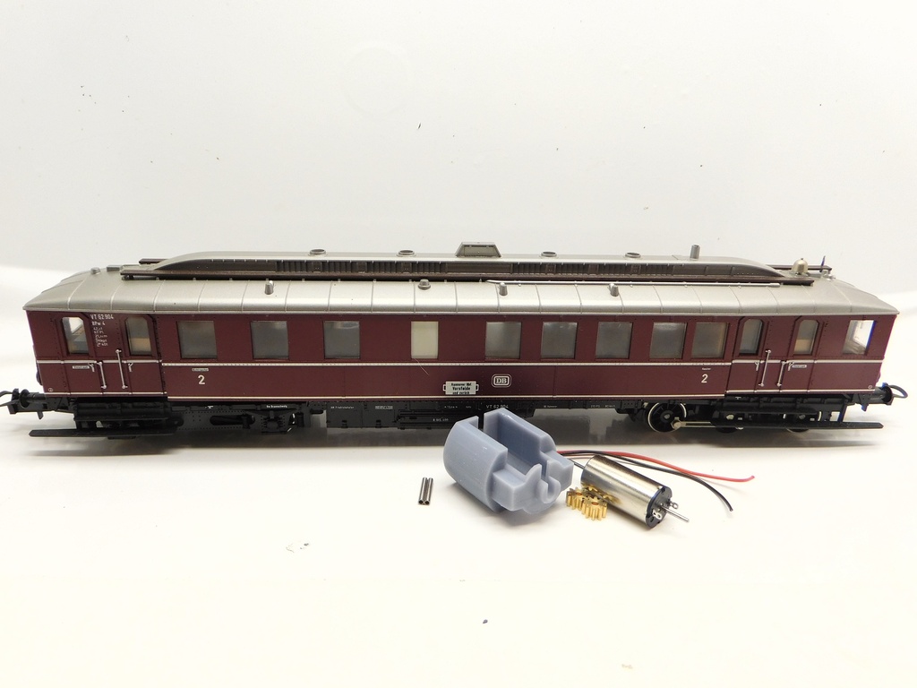 [Micromotor HMT007G  ] Märklin / Trix Märklin / Trix DB VT 62, DRG VT 858/ 859,  SNCB Serie 600 Micromotor HMT007G    