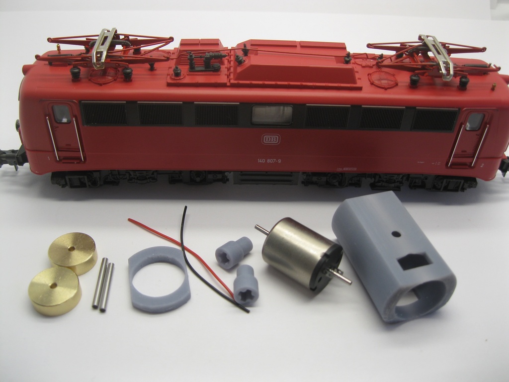 [Micromotor HR002C  ] Roco u.a. BR 01, BR 23, BR 17, BR 18.1, BR 23, BR 44, BR 58, BR 80, BR 101, BR 103 – E 03, BR 110, BR 111, BR 112, BR 114, BR 116, E 17, BR 118 – E 18, BR 139, BR 140, BR 141 – E 41, BR 150 – E 50, BR 151, BR 181.2, Br 191, BR 194 – E 94, BR 216 – V160, BR 220 – V 200, BR 290 - V 90, Ae 6/6, De 4/4, BB 300, BB 4600, BB 10000, BB 15000, BB 16000, BB 22200, BB 25000, BB 63000, BB 8100, BB 9200, mB4D, NS 1100, NS 1600, NS 1800, NS 2200, Ae 6/6, Ae 6/8, De 4/4, RE 4/4 IV, Em 4/4, Rh 1020, Rh 1044, Rh 1141, EL 16, Rc 5, RAm TEE, VT 11.5, ICE, FP7, E 626, E 636, E 645 Micromotor HR002C    
