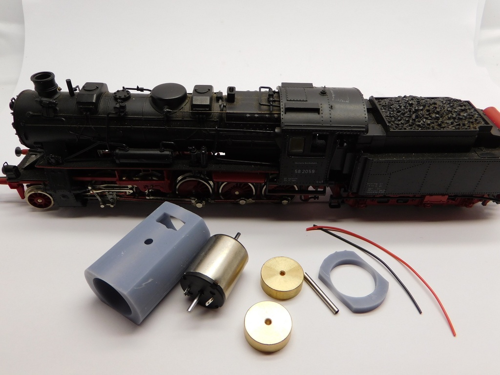 [Micromotor HR014F  ] Roco DB DR DRG ÖBB BR 58, Sächs XIII H, Baden G12, SNCF 150C, SNCB 34.01, CFL 5443 Micromotor HR014F    