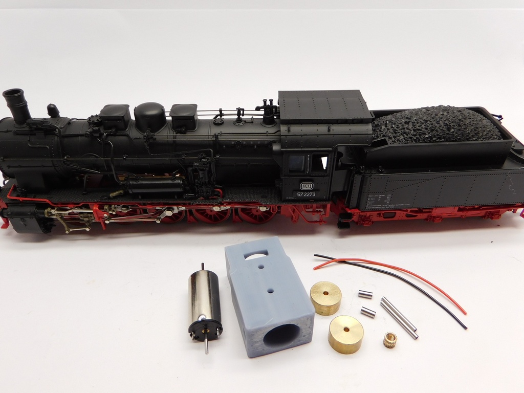 Roco DB DR DRG BR 57, KPEV G10, ÖBB Rh 657, SNCF 050 B, FS Gr 473 (Motor mit 2 Schnecken) Micromotor HR016F    