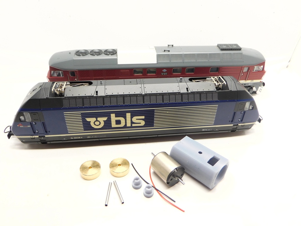 [Micromotor HR018C  ] Roco BR 101, Ludmilla, BR 130, BR 132, BR 142, BR 143, BR 232, BR 234, Re 460, Re 465, Rh 4010 (Transalpin), ET 85, Renfe E 250, NSB EL 18 Micromotor HR018C    