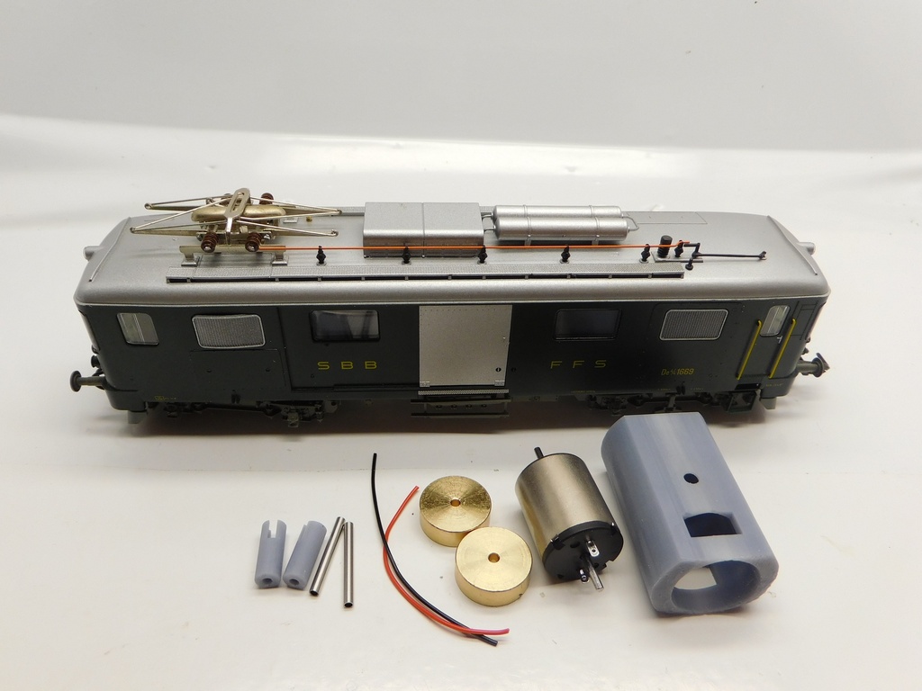 Roco SBB De 4/4, Fe 4/4, DB ET 85, ET 90, BR 485, NSB El 16, SJ Rc 5 Micromotor HR019C    