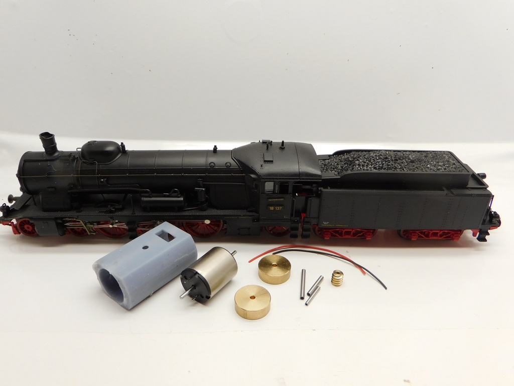 [Micromotor HR024C  ] Roco BR 18.1, K.W.St.B. C5/6, ETAT 231 Micromotor HR024C    