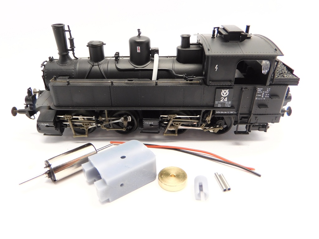 [Micromotor HR028C  ] Roco BR 98.7, Bay. BB II, Mallet, Werklok VOEST, Vorarlberger Illwerke, Südzuckerwerke Regensburg Micromotor HR028C    