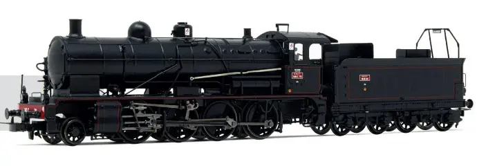 JOUEF HJ2405 LOCOMOTIVE À VAPEUR 140 C 70, sonorisée 7ème compagnie par nos soins,  TENDER 18 B 64, LIVRÉE NOIRE, SNCF