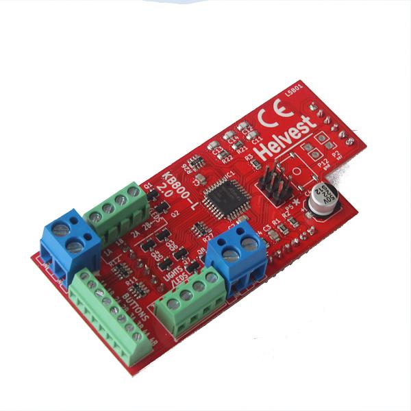 Helvest KB800-L Layout pour boutons avec retour lumineux, passez votre  TCO analogique en digital très facilement 