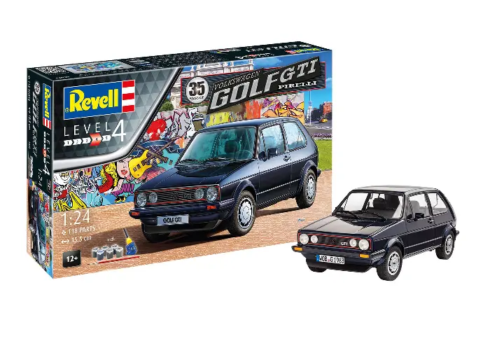 Revell 05694 Coffret cadeau 35 ans Volkswagen Golf GTI Pirelli 1/24