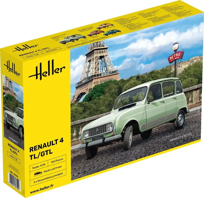 Heller 80759 RENAULT 4TL/GTL 1/24 
