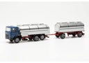 HO MAN F8 Camion avec remorque citerne de lait Herpa 317238