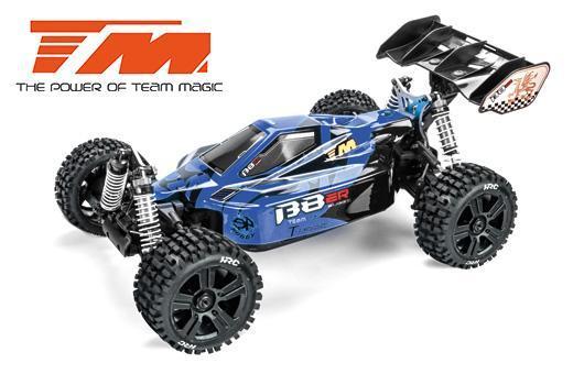 1/8 Electrique - 4WD Buggy - RTR - Moteur Brushless 2500kv - 4S - Etanche - B8ER Bleu Team Magic TM560011DH