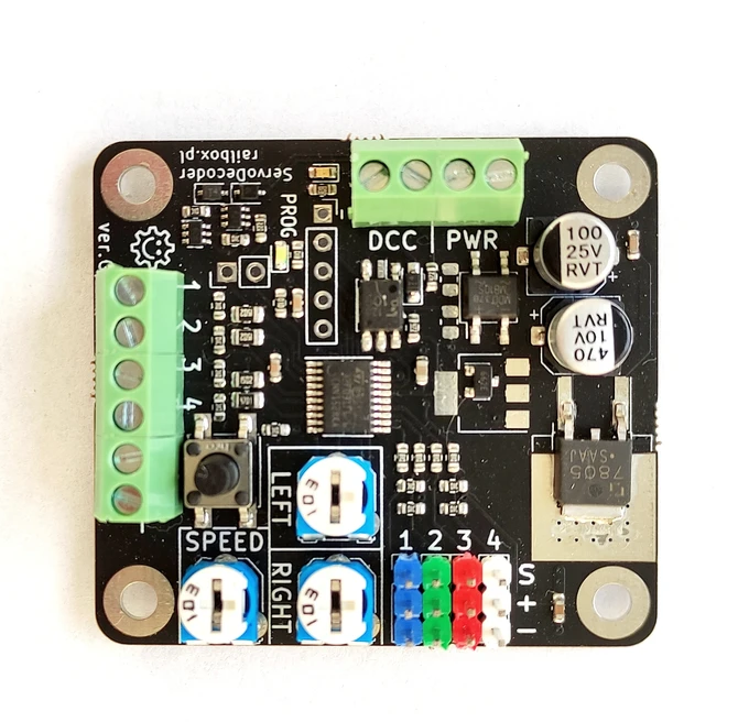 RB4100 Servo-décodeur 4 sorties RailBOX Electronics 