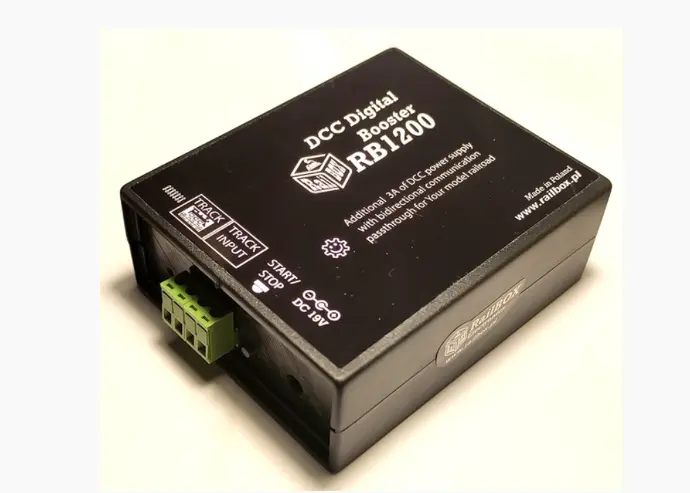 RB1200 Booster DCC Railcom 3A RailBOX Electronics