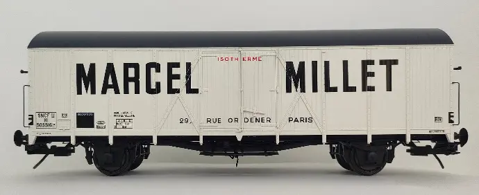 [Lenz 42224-30] Wagon frigorifique MARCEL MILLET SNCF (1945-1956) Lenz 42224-30 