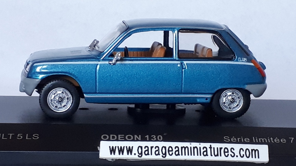 Miniature Renault 5 ls 1974 bleu