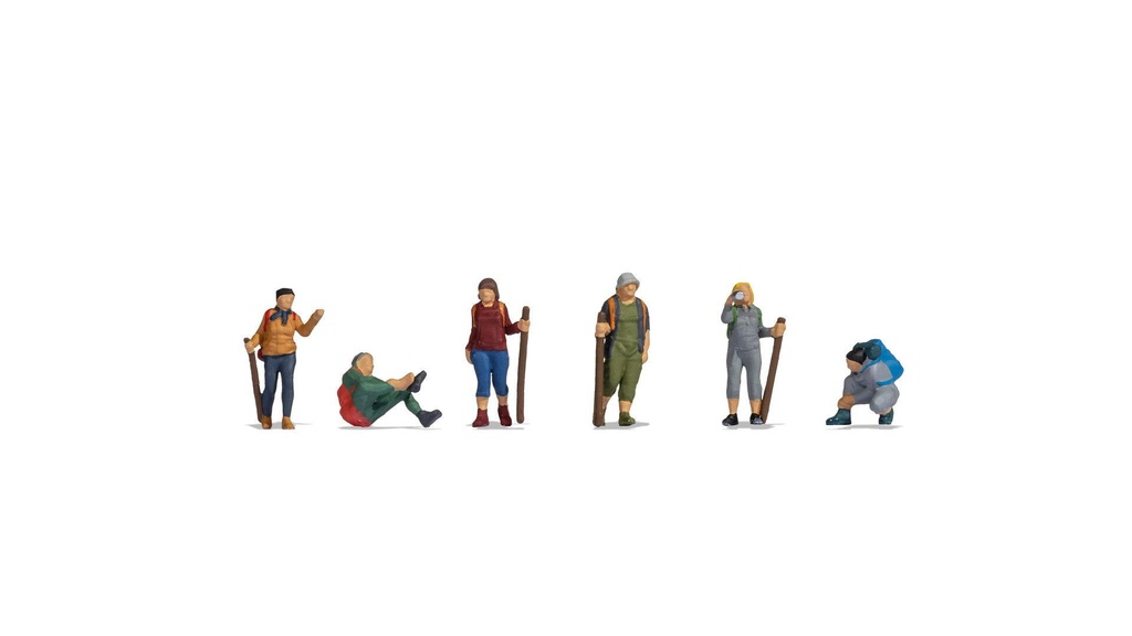 Personnages randonneurs pélerins - NOCH 15868 - HO 1/87 