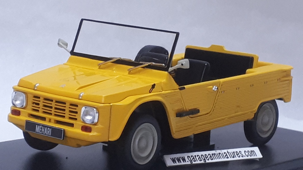 CITROEN MEHARI 1970 JAUNE WHITEBOX WB124146 ECHELLE AU 1/24 EME