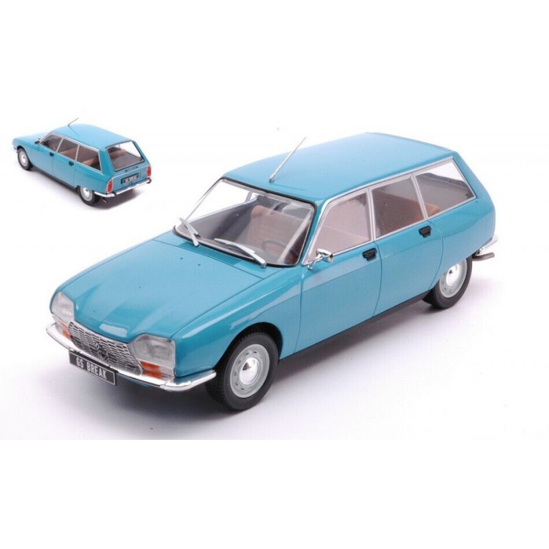 Citroen GS Break 1971 Light Blue Whitebox WB124209 - 1:24 Miniatures Autos Motos