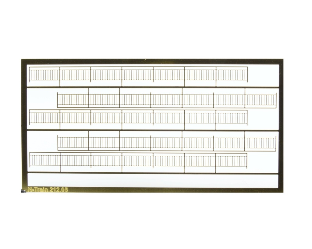 Rambardes en laiton - Modèle 2 échelle N N-TRAIN 21205