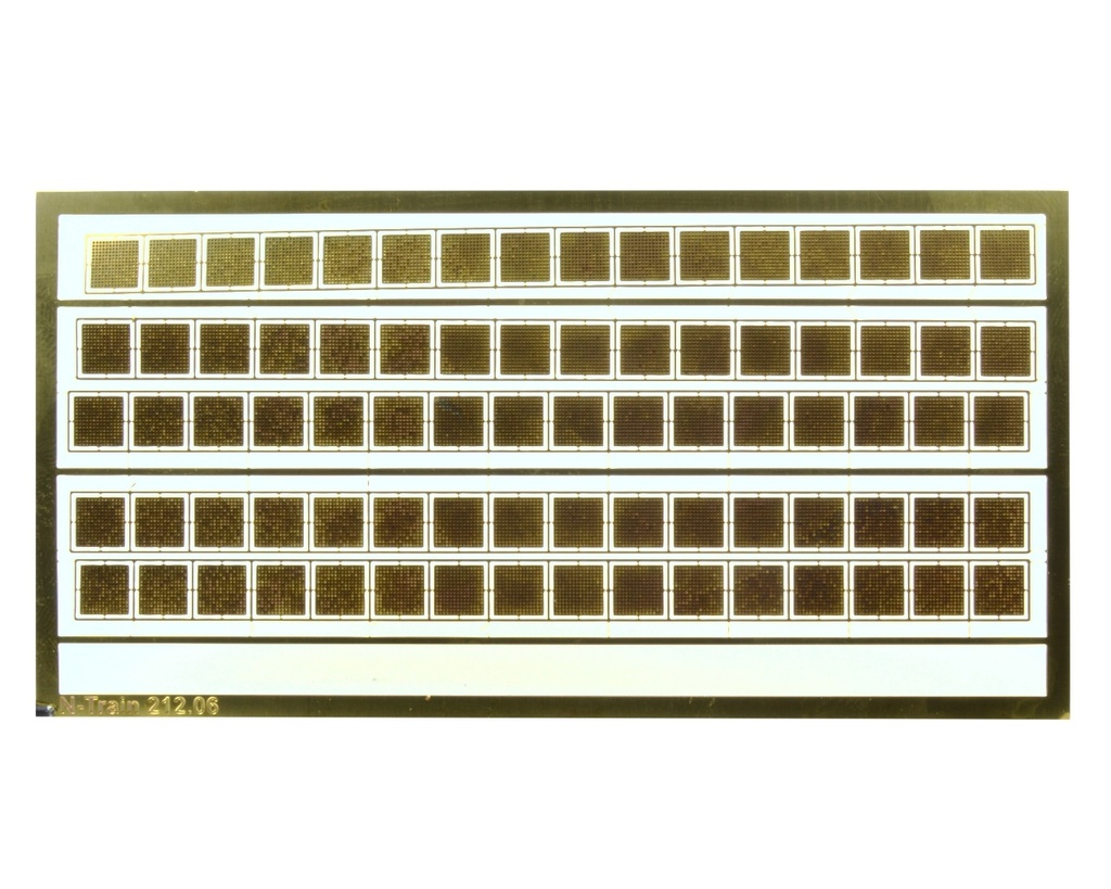 Rambardes en laiton - Modèle 3 échelle N N-TRAIN 21206