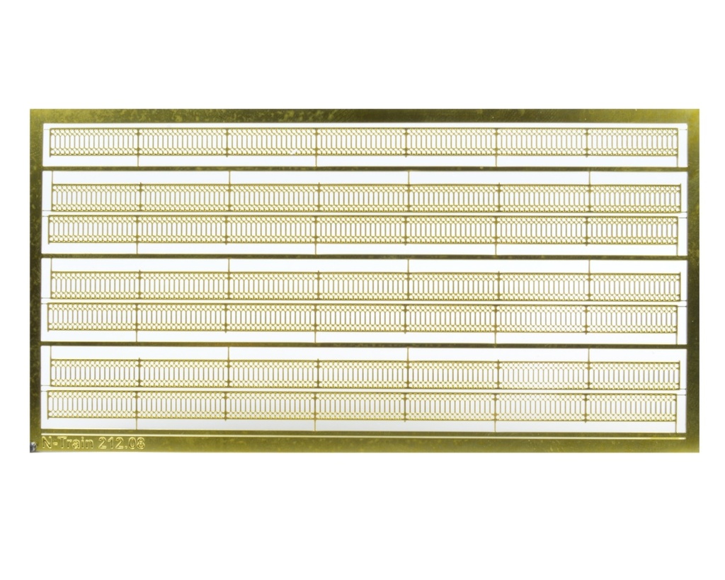 Rambardes en laiton - Modèle 5 échelle N N-TRAIN 21208