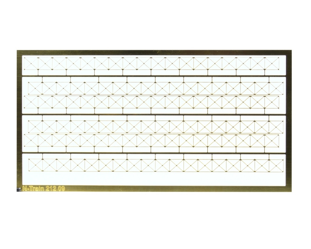 Rambardes en laiton - Modèle 6 échelle N N-TRAIN 21209