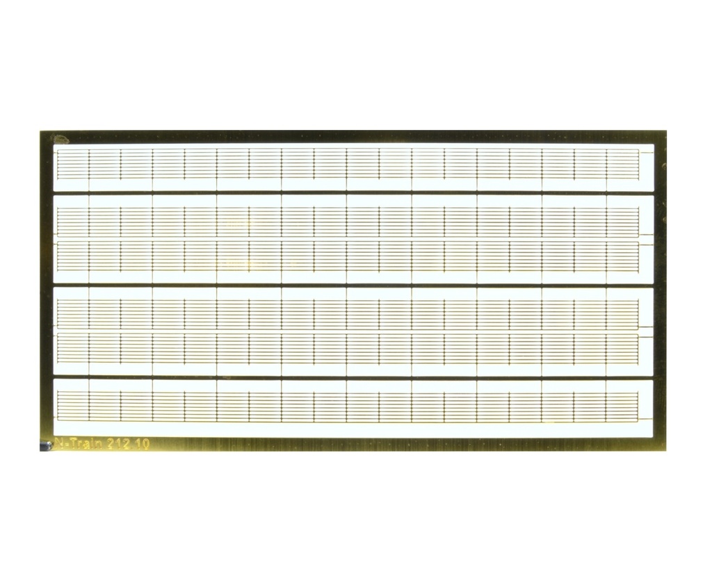 Rambardes en laiton - Modèle 7 échelle N N-TRAIN 21210