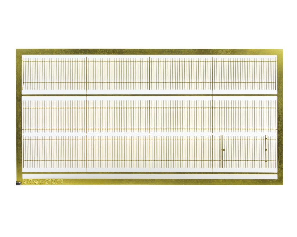 Clôtures en laiton - Modèle 8 échelle N N-TRAIN 21211