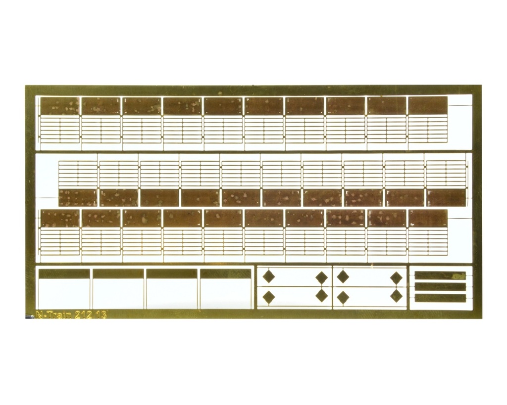Clôtures en laiton - Modèle 10 échelle N N-TRAIN 21213