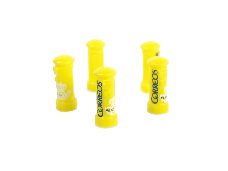 5 boîtes aux lettres "Correos" - à partir de 1980 échelle N N-TRAIN 21294