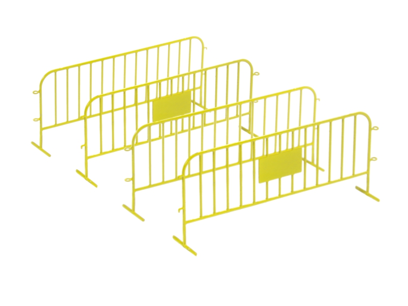 4 traffic fences - jaune échelle H0 87TRAIN 22205