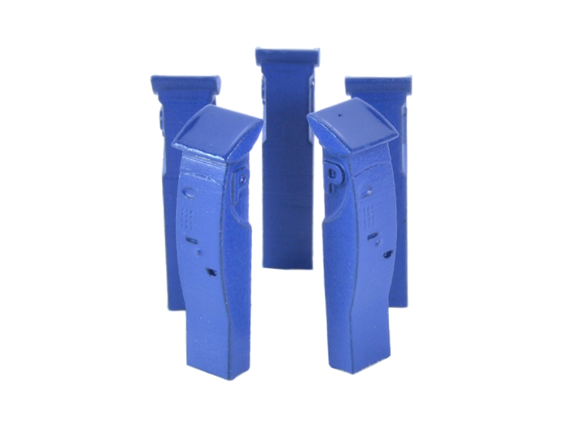 5 parcòmetres - bleu échelle H0 87TRAIN 22280