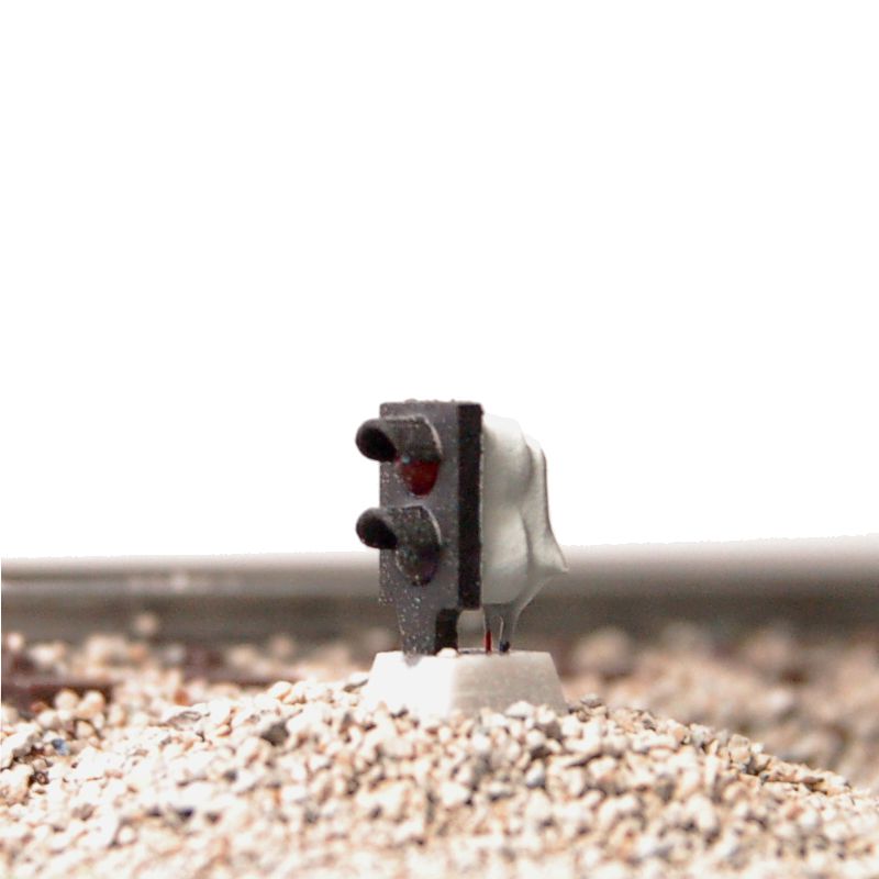 [MAFEN 91402  ] RENFE - Signal nain avec 2 LEDs (rouge/blanc) échelle H0 MAFEN 91402