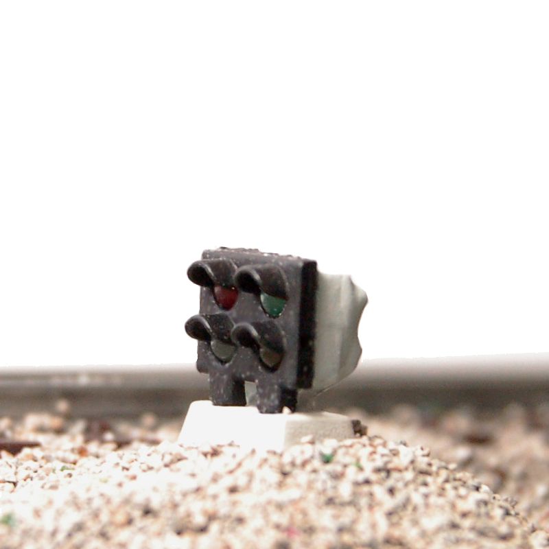 RENFE - Signal nain avec 4 LEDs (rouge/blanc+vert/jaune) échelle H0 MAFEN 91405