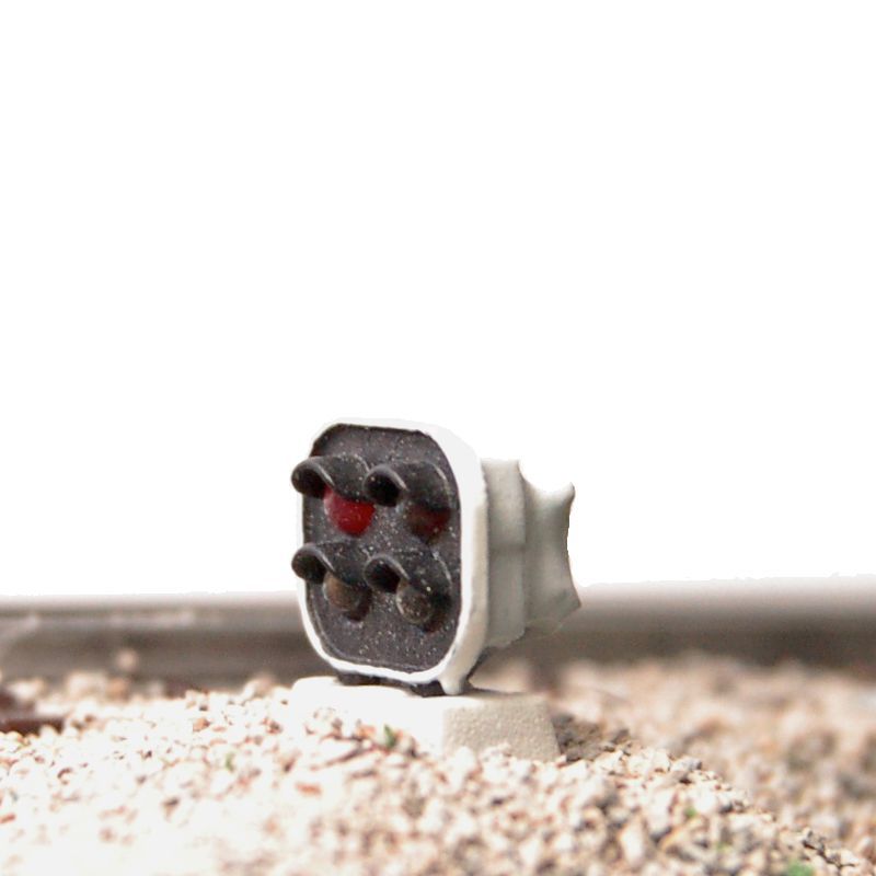 RENFE - Signal nain avec 4 LEDs (rouge/blanc+blanc/blanc) échelle H0 MAFEN 91407