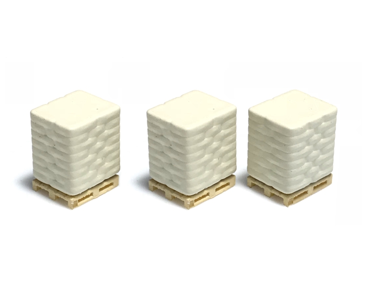 3 palettes avec sacs de ciment échelle N N-TRAIN 211007