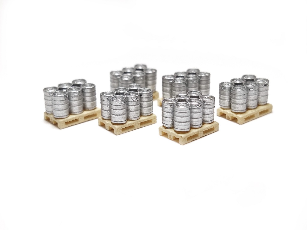 Fûts de bière sur palette (6 unités) échelle N N-TRAIN 211012