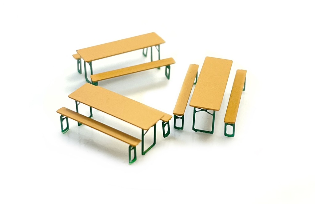 Tables et bancs pliables échelle N N-TRAIN 211073