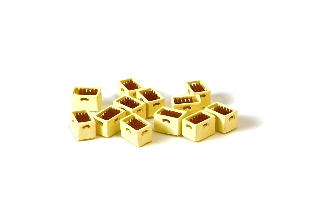 12 boîtes à bière jaune clair échelle N N-TRAIN 211088