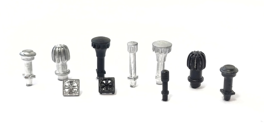 Sorties pour tuyaux de ventilation échelle N N-TRAIN 211109