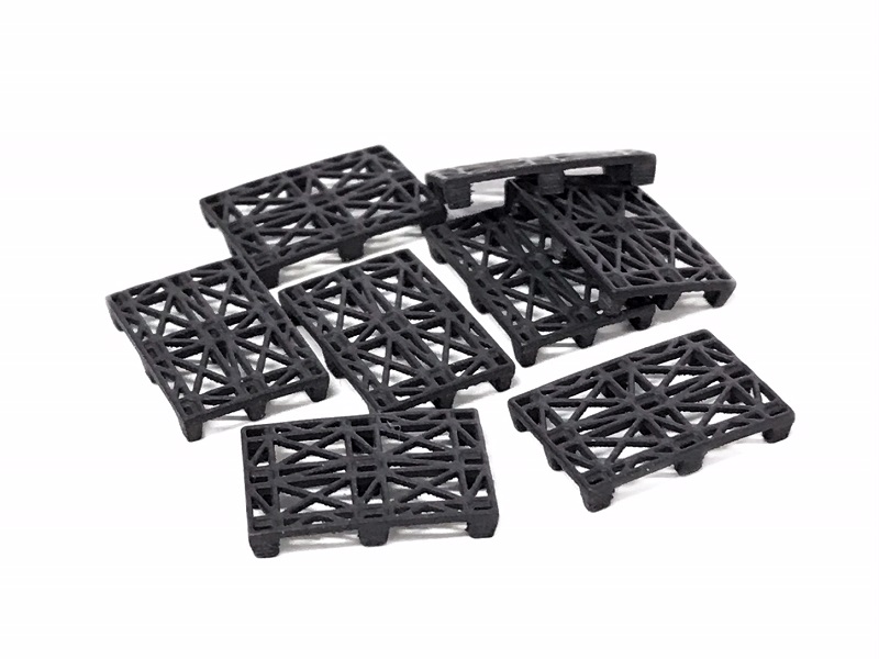 8 palettes de plastique échelle H0 87TRAIN 221001