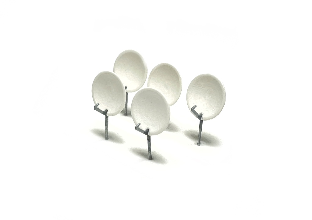 Antennes paraboliques (5 unités) échelle H0 87TRAIN 221019