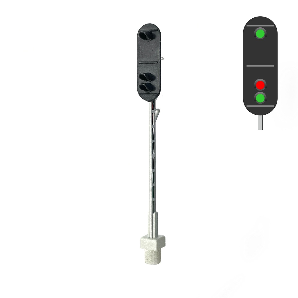 DSB U-SU-AM Signal 3 Feux (vert/rouge/vert) échelle N MAFEN 413502