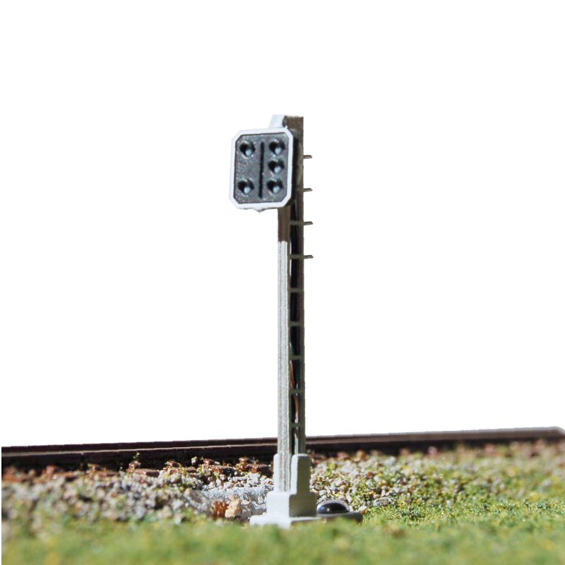 SBB - Signal avancé avec 5 LEDs (jaune/vert+jaune/vert/jaune) échelle N MAFEN 413611