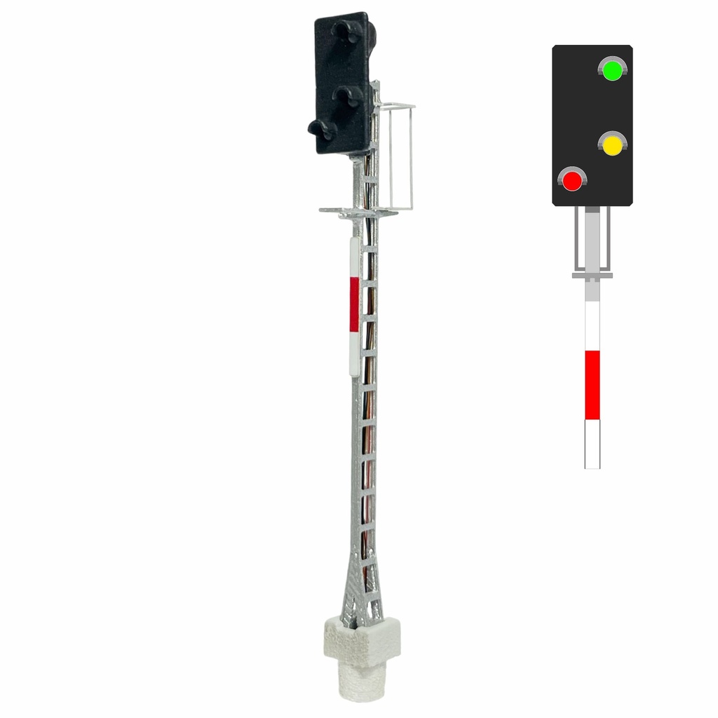 [MAFEN 415102  ] ÖBB - Signal principal à 3 LED (vert/orange/rouge) échelle N MAFEN 415102