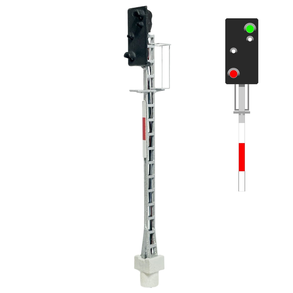 ÖBB - Signal principal à 4 LED (vert/blanc/blanc/rouge) échelle N MAFEN 415105