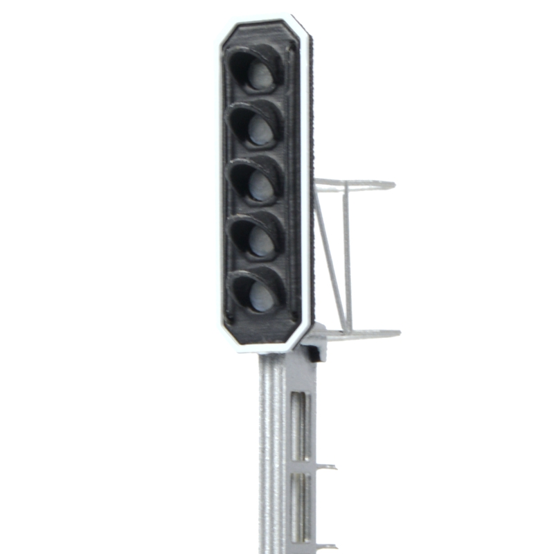 SBB - Signal principal avec 5 LEDs (vert/rouge/vert/jaune/vert) échelle H0 MAFEN 913606