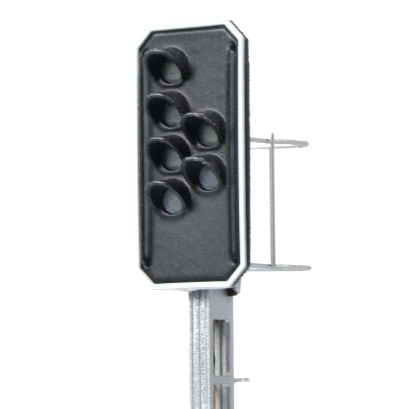 [MAFEN 913608  ] SBB - Signal principal avec 5 LEDs (vert/jaune/vert/jaune + rouge/rouge d'urgence) échelle H0 MAFEN 913608