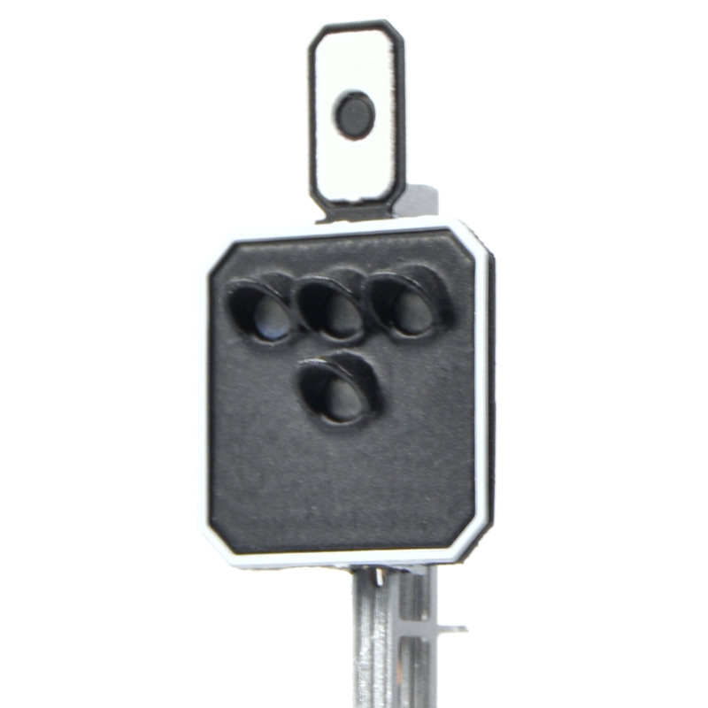 SBB - Signal de bloc avec 4 LEDs (jaune+vert/rouge+jaune) échelle H0 MAFEN 913613