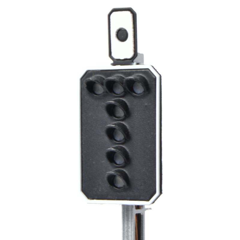 SBB - Signal de bloc avec 7 LEDs (jaune/vert+vert/rouge/vert/jaune/vert+jaune) échelle H0 MAFEN 913618