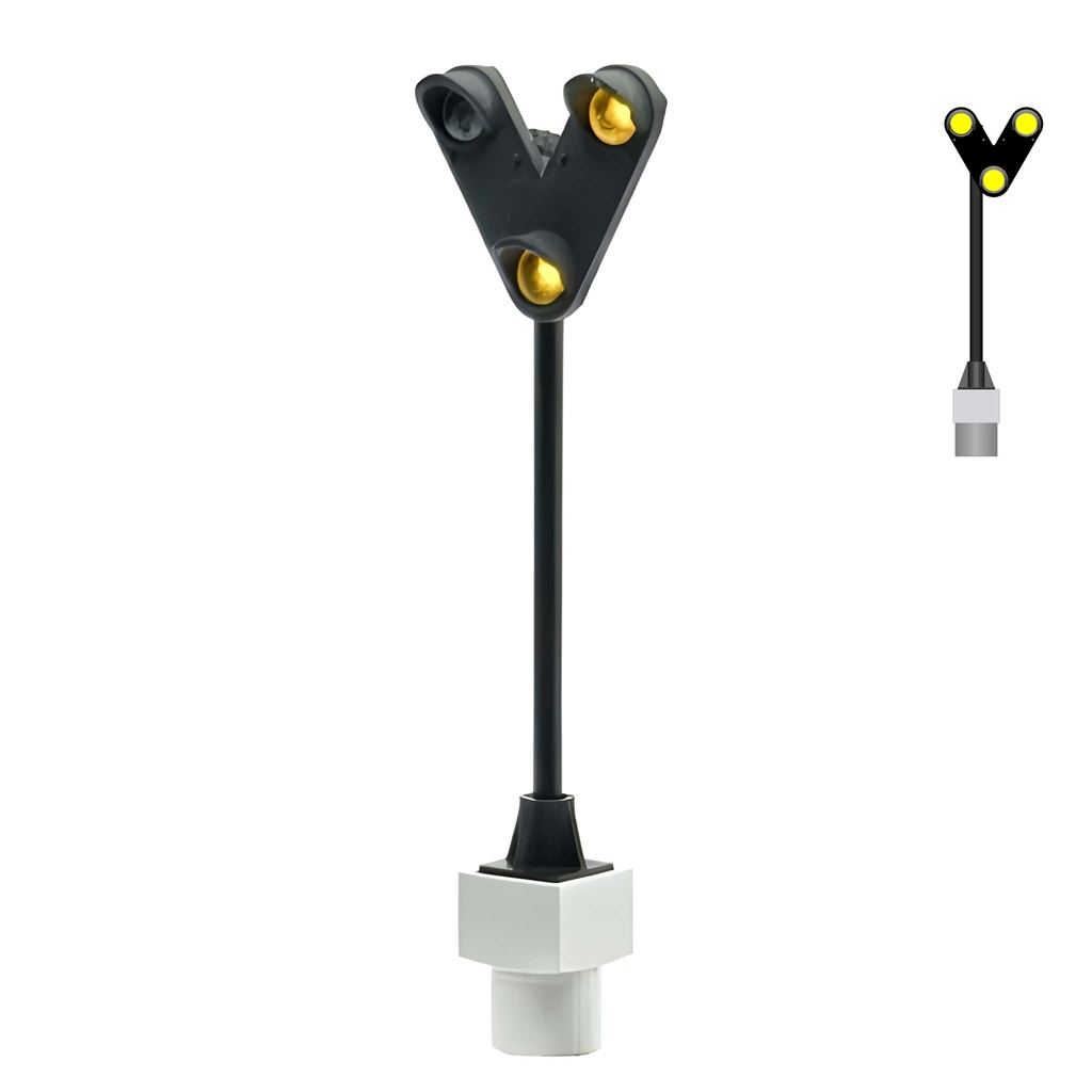 NS - Indicateur d'itinéraire avec 3 LEDs (jaune/jaune/jaune) échelle H0 MAFEN 913719